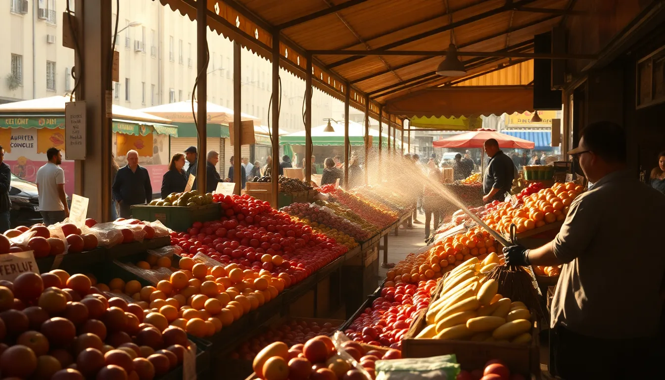 Fruits flétris sous le soleil de Paris