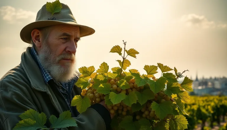 vigne desséchée sous un soleil intense en région parisienne