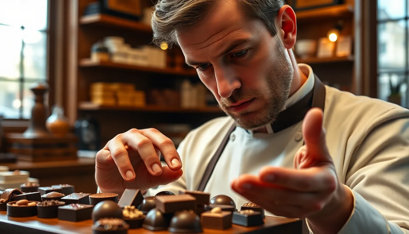 Une tablette de chocolat parisien légèrement altérée par l'exposition à l'air.