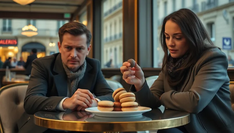 Macarons parisiens d'apparence dure et peu appétissante, décevant des clients