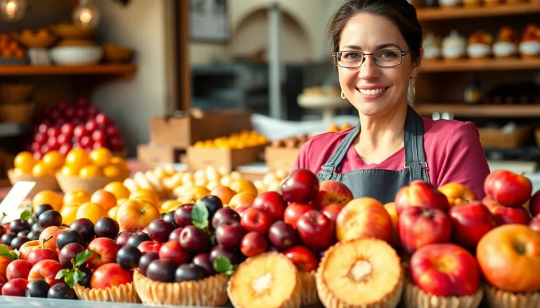 Fruits parisiens mûrs sous le soleil de la canicule, prêts à être transformés en tartes.