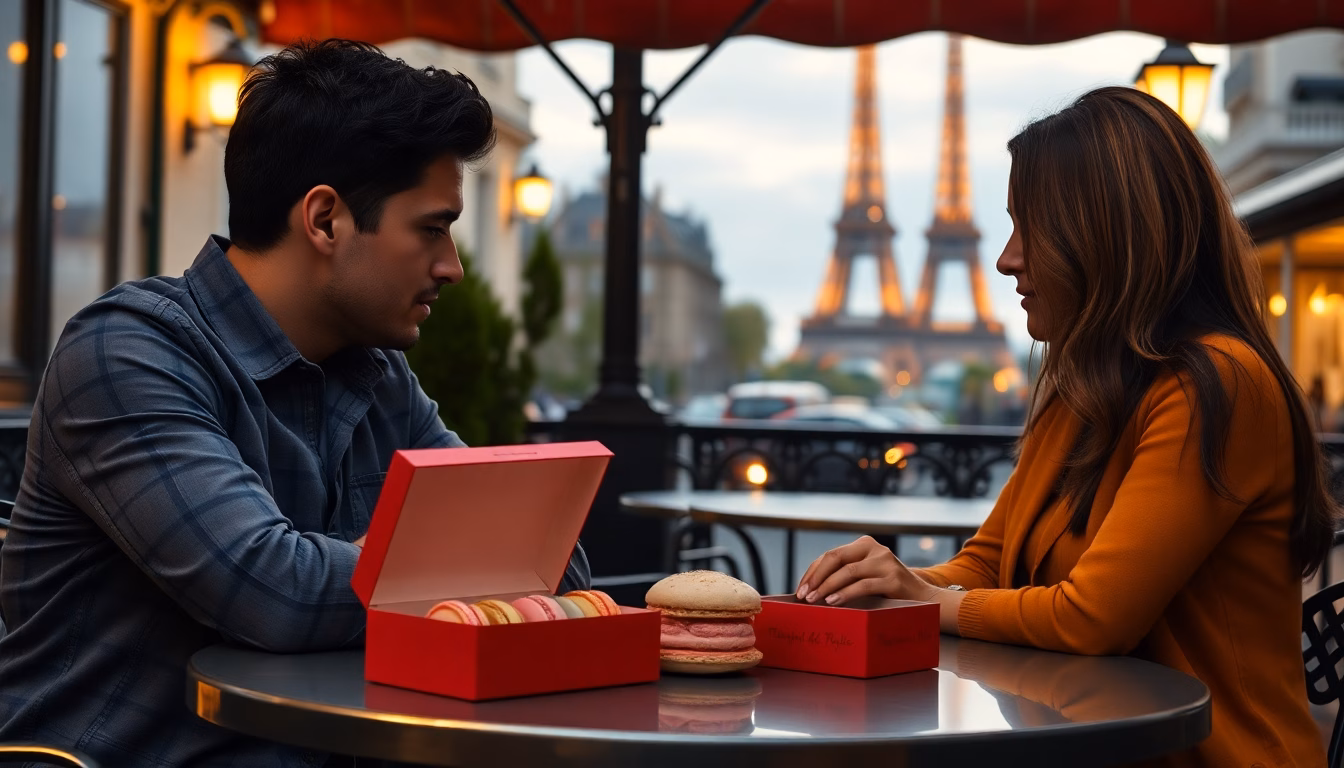 Des macarons parisiens d'apparence trompeuse.