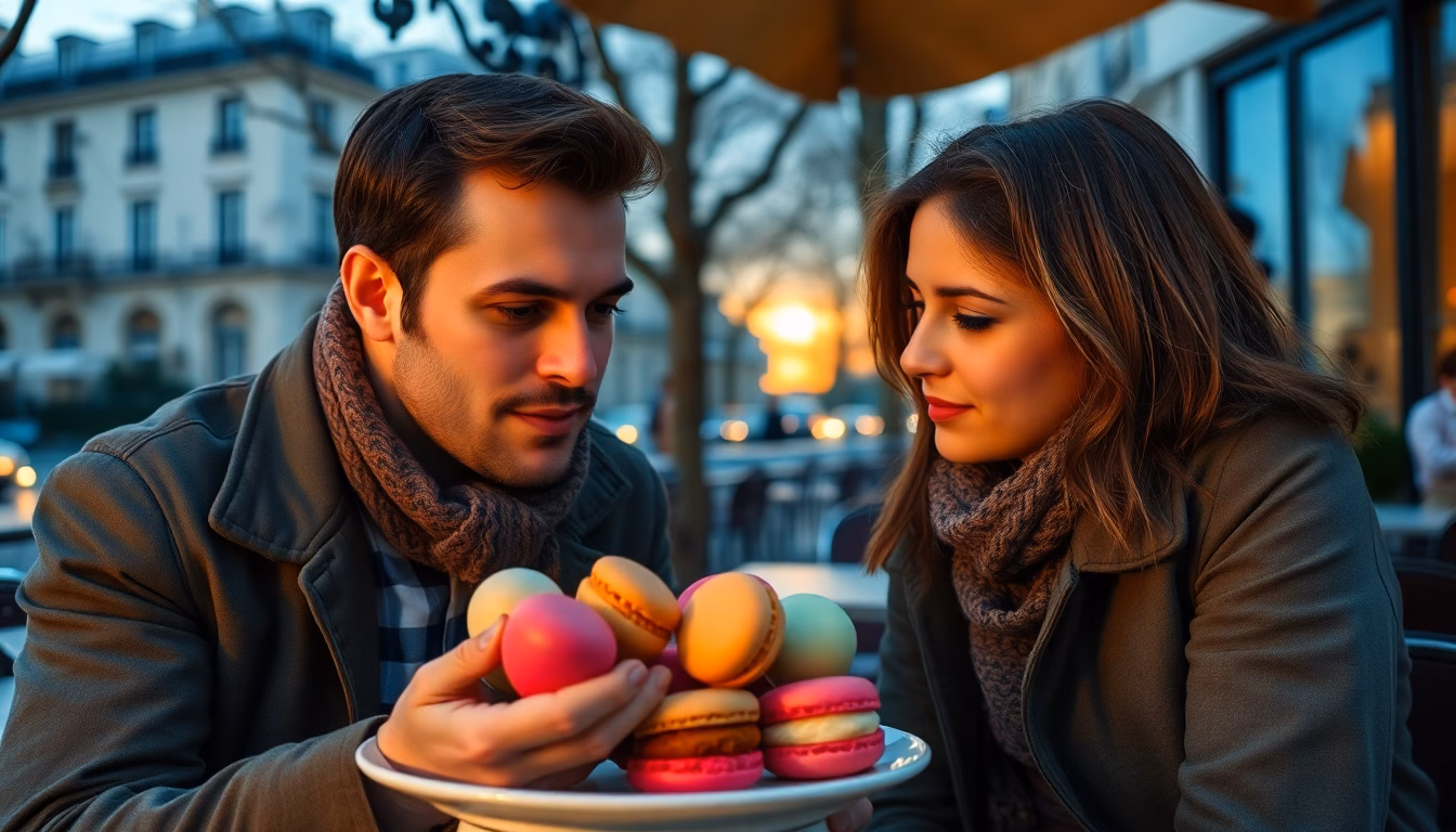 Des macarons décevants sur une table parisienne