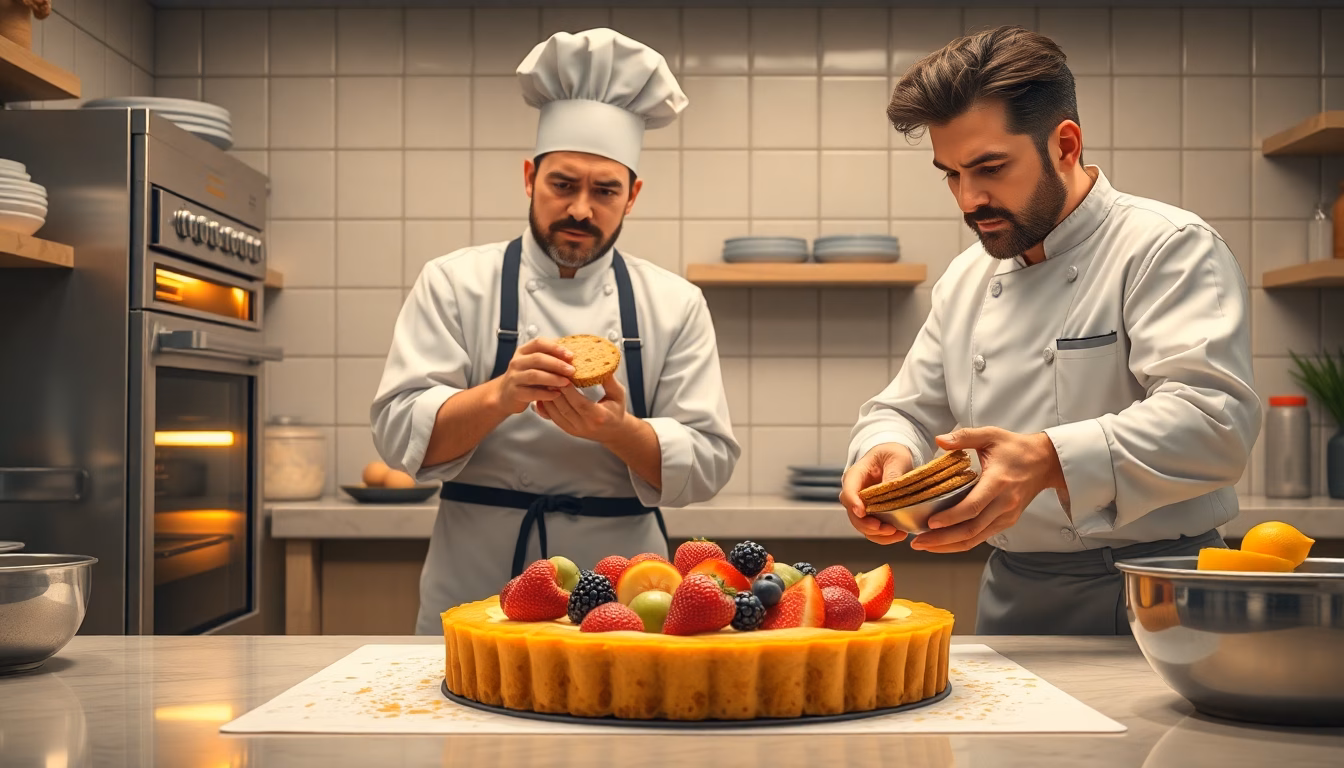 Une tarte sans cuisson joliment décorée, prête à être dégustée.