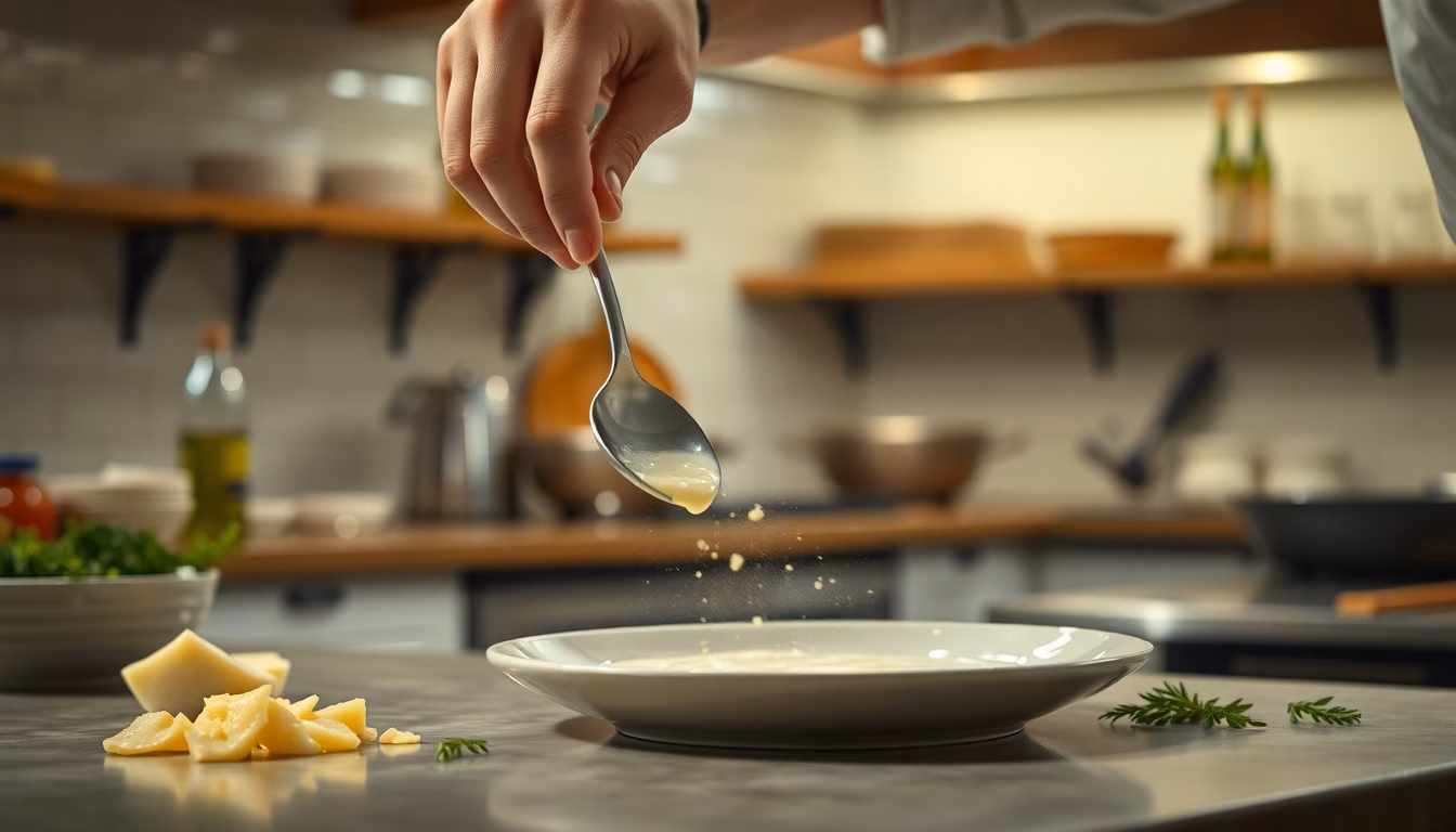 Une sauce beurre blanc onctueuse, servie avec du poisson ou des légumes.