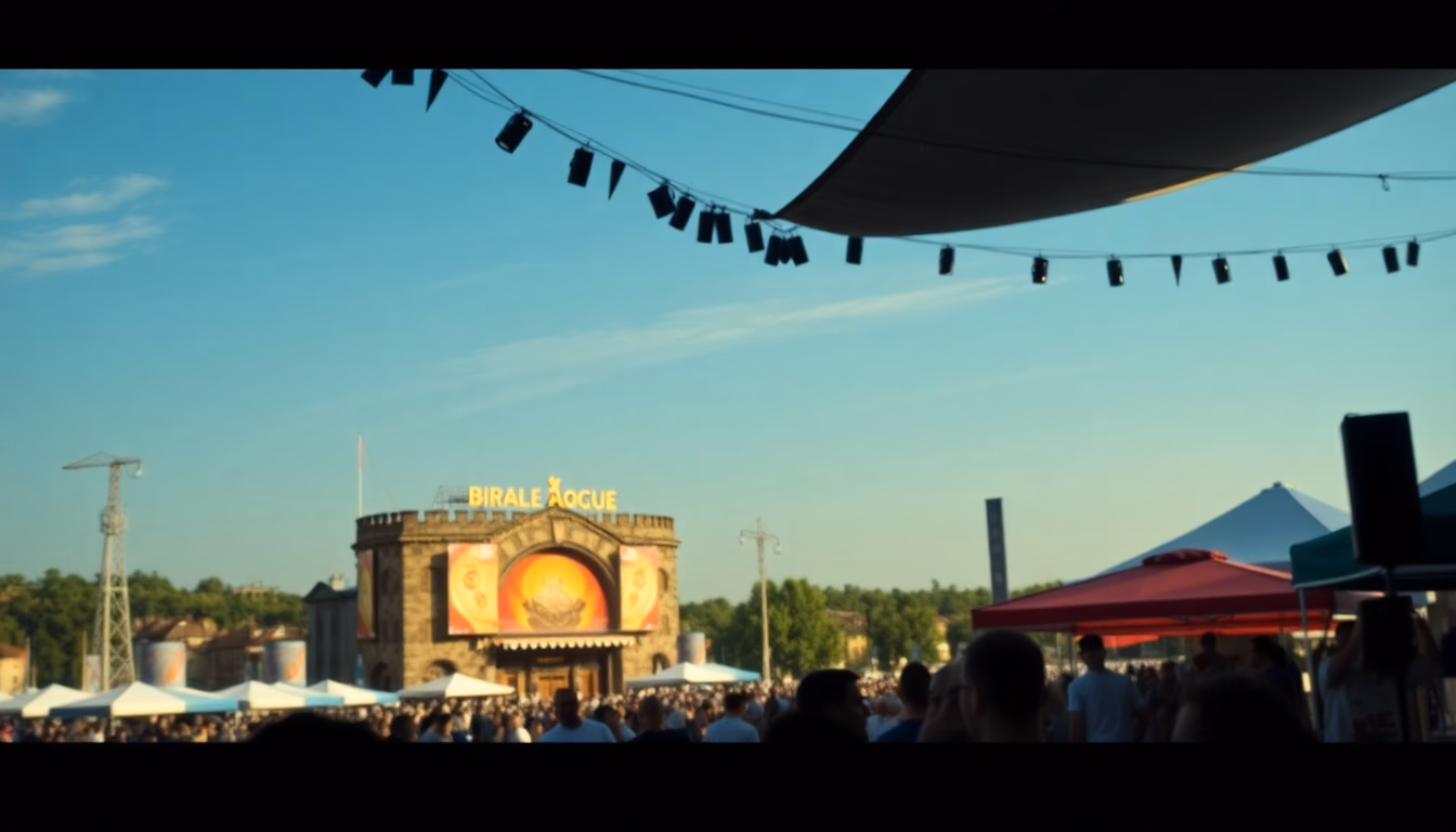 Foule lors d'un concert aux Vieilles Charrues
